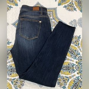 Judy Blue Skinny Fit jeans, raw hem, size 9/29.  Excellent/like new condition.